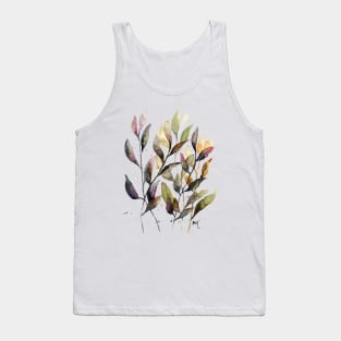 Green Leaves Tank Top